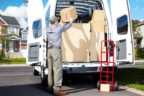 Careful loading and delivery by a man with van team in Chadwell Heath
