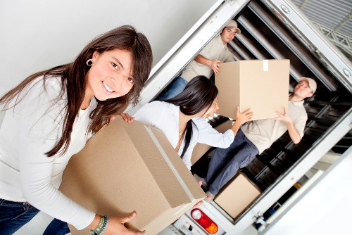Local removal team working on a residential move near Chadwellheath