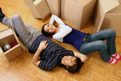 Moving van outside a Chadwell Heath residential property
